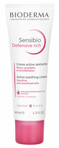 BIODERMA Sensibio Defensive rich ครีมฟื้นบำรุงสูตรเข้มข้น ปลอบประโลมผิว