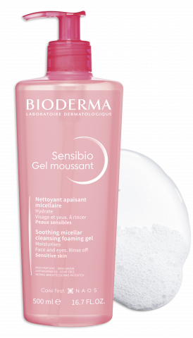 Bioderma Sensibio Gel moussant ขวดปั๊ม 500 ml