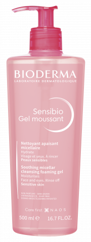 BIODERMA Sensibio Gel moussant เจลล้างหน้าไมเซล่า สูตรอ่อนโยนแม้ผิวแพ้ง่าย