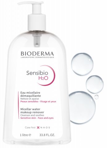 Bioderma Sensibio H2O ขวดปั๊ม 1 L