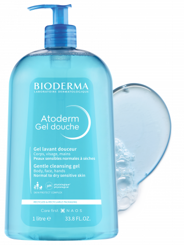 Bioderma Atoderm Gel douche ขวดปั๊ม 1 L