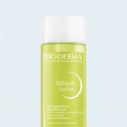 sebium lotion packaging