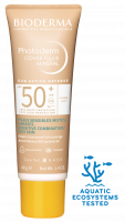 BIODERMA Photoderm COVER Touch MINERAL SPF50+ claire ครีมกันแดดสีเนื้อ ปกปิดรอยสิว คุมมัน ลดโอกาสเกิดสิว