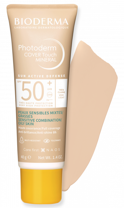Bioderma Photoderm COVER Touch MINERAL SPF50+ very light หลอด 40 g
